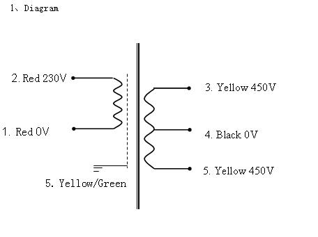 450VA??SY0610-1337A1?? R-core Power Transformer