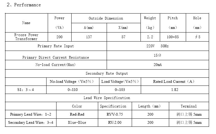200VA??SY0408-480A1?? R-core Power Transformer